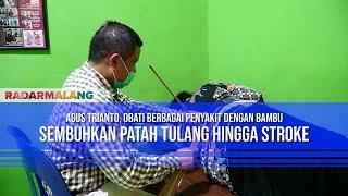 Agus Trianto Obati Berbagai Penyakit dengan Bambu Sembuhkan Patah Tulang hingga Stroke