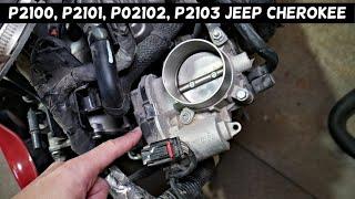 JEEP CHEROKEE CODE P2100 P02101 P02102 P02103 ENGINE LIGHT ON FIX