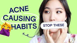 10 Acne Causing Habits  Diet Skincare Lifestyle  Acne School EP02 PE Class