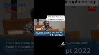Terbaru Detik detik Mbak Puan matikan microphone lagi saat sidang paripurna 6 September 2022
