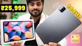 Xiaomi Pad 6 Unboxing - SD 870  144Hz 2.8K Display  iPad Air Killler 