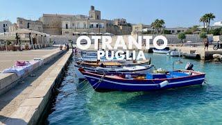 Otranto in Puglia Italy. The jewel of Apulia’s Salento region. Hot weather and gorgeous beaches