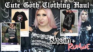 Cute Gothic Clothing Haul  ROMWE  SHEIN 