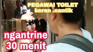 DI MARAH2 IN PEGAWAI TOILET GARA2 NYLONONG DULUAN.TKW HONGKONG.