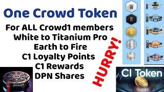 Crowd1 Token  One Crowd Token - OCT - to launch soon