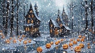 Fall Asleep Fast - Halloween Pumpkins In An October Snowstorm 15