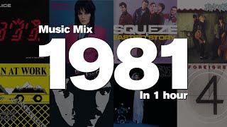 1981 in 1 Hour old version  - Top hits including The Police Joan Jett Squeeze and more