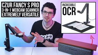 Versatile 4K Document Scanner + Webcam With INCREDIBLE OCR - CZUR Fancy S Pro Review & Test