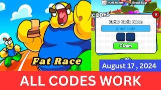 *All CODES WORK* Fat Race ROBLOX August 17 2024