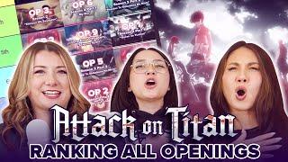 Ranking ALL ATTACK ON TITAN Openings 