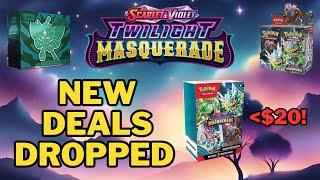 NEW PRE-ORDER DEALS for Pokémon Twilight Masquerade Booster Bundles for UNDER $20