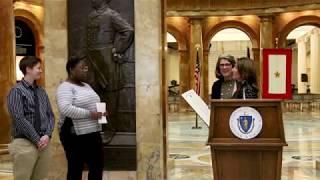 Lt. Governor Polito Rep. Hogan bring awareness to teen dating violence