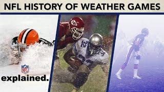 History of NFLs WORST Weather Games Snow Rain Heat & More