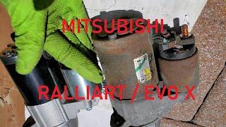 EASY WAY - Mitsubishi Lancer Ralliart & Evolution X - Starter Replacement DIY 4B11T