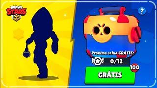 ABRI 100 NOVAS MEGA CAIXAS em CONTA INICIANTE COISAS INTERESSANTES ACONTECERAM... BRAWL STARS