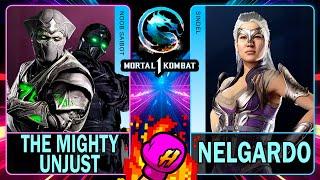 MK1 The Mighty Unjust NOOB SAIBOT VS Nelgardo SINDELMortal Kombat 14K 60ᶠᵖˢ