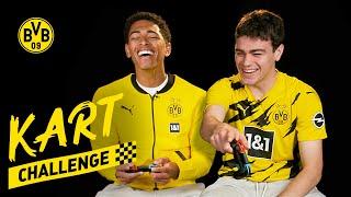 Jude Bellingham vs. Gio Reyna Die BVB-Kart-Challenge - Rennen 3+1