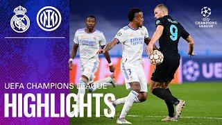 REAL MADRID 2-0 INTER  HIGHLIGHTS  UEFA Champions League 202122 Matchday 06 