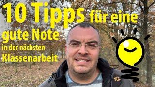 10 Tipps für eine gute Note in der nächsten Klassenarbeit  Lehrerschmidt