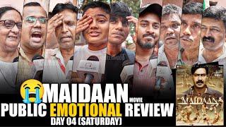 People Almost Cried after Watching MAIDAAN Movie  Day 04 Saturday  Public Review  G7 Bandra