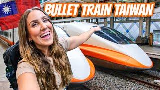 FIRST TIME Riding Taiwan’s FASTEST Bullet Train  Taipei to Kaohsiung