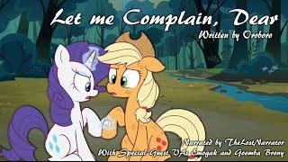 Let Me Complain Dear MLP Fanfic Reading RomanceComedy - RarityApplejack