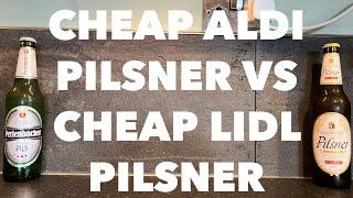 Aldi Rheinbacher Pilsner Vs Lidl Perlenbacher Pils  The Battle Of The Budget Pilsners