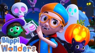 Blippis NEW Halloween Music Video  Blippi Wonders  Educational Cartoons for Kids