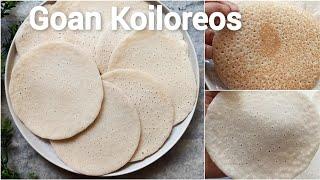 Koiloreos  Goan Rice & Coconut Pancake  Easy BreakfastSnack Recipe