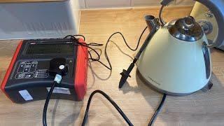 How to PAT test a class 1 appliance. A kettle