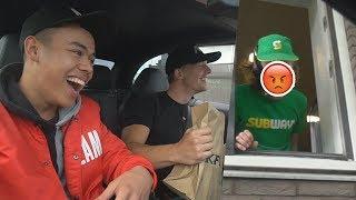 SCHREEUWENDE DRIVE THRU PRANK Ft. Anthony Kruijver