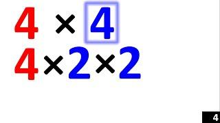 Multiplying By 4 Intro
