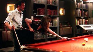 Wanna Bet?  Christian & Anastasia Pool Game Scene  Fifty Shades Darker  CLIP