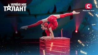 Balance master sets world record during her performance – Ukraines Got Talent 2021 – Episode 5