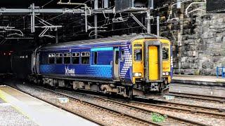 Trains at Glasgow Queen Street Station  16052024