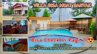 Villa Kolam Private Muat 50 Orang Ada Billiard Karaoke Lapangan Futsal Bisa Check In Pagiii.