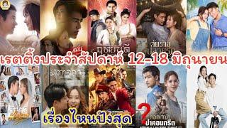 มาแล้วจ้า เรตติ้งละครสุดปังประจำสัปดาห์ละครเรื่องไหนปังสุด สำหรับ 12-18 มิถุนายน #Aoyfreestyle