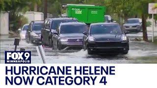 Hurricane Helene strengthens to Category 4 Tracking the storm