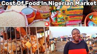 FOLLOW ME TO NIGERIA MARKET  COST OF FOOD & FOOD PRICE INFLATION  HOW MUCH IS FOOD IN NIG? #market