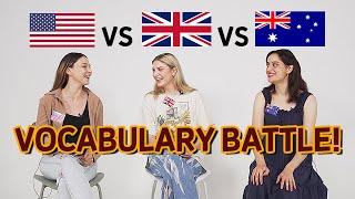 BRITISH vs  AMERICAN vs  Australian ENGLISH Differences part2