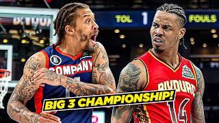 Michael Beasley vs Gerald Green HISTORIC Big 3 Championship Game  UNBELIEABLE END To The Szn 7