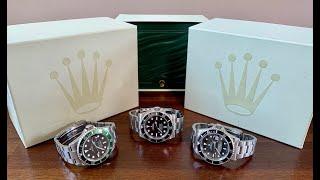 Video Blog - A Review of my Rolex Submariner Collection 114060 Kermit & 16610