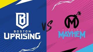 @BostonUprising   vs  @FLMayhem    Summer Qualifiers West  Week 5 Day 2