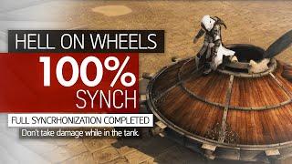 AC Brotherhood - Leonardo Tank Hell on Wheels Mission  100% SYNC GUIDE  LazerzZ01