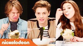 Nickelodeon-Inspired Food Taste Test w Jace Norman Kira Kosarin & More  Nick