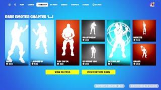 RARE Fortnite OG Item Shop Emotes