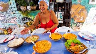 Afro-Brazilian Street Food - GIANT FOOD TOUR + Boiling Moqueca + Acarajé in Salvador Bahia Brazil