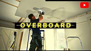 How To Board A Ceiling ON YOUR-OWN  Hacks For Making A Hard Job…Easy