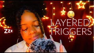 ASMR  LAYERED SOUNDS INAUDIBLE WHISPERS & TINGLY TRIGGERS THAT WILL MAKE YOU DROOL  SO GOOD