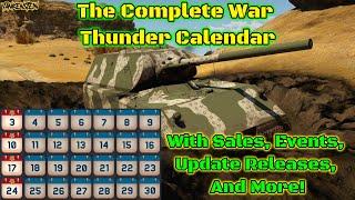 War Thunder Calendar - When To Expect Sales Updates Events Holidays and Battle Pass